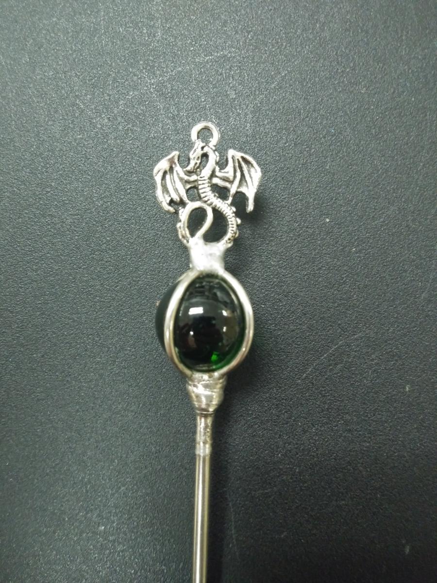 Con Exclusive: Set of two(2) Dragon Figure Hair Pins picture