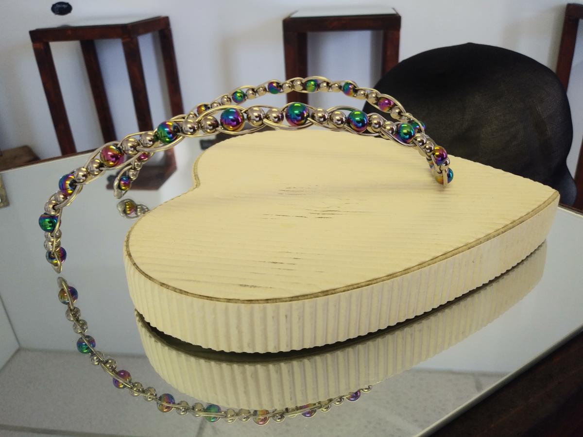 Rainbow Hematite Beaded Circlet picture