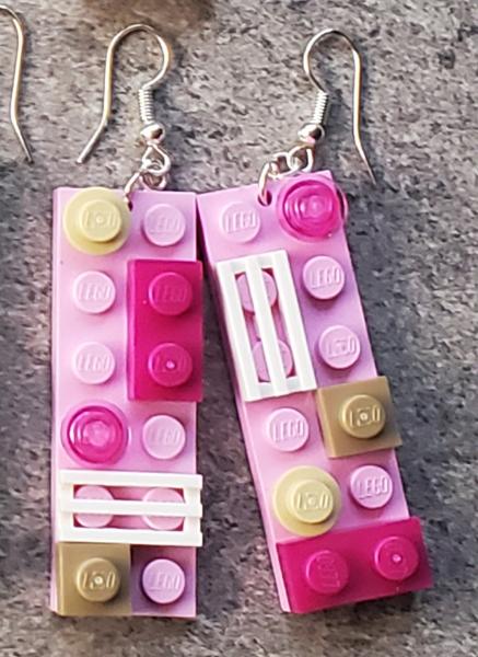 LEGO One-of-a-Kind 2x6 Plate Earrings picture