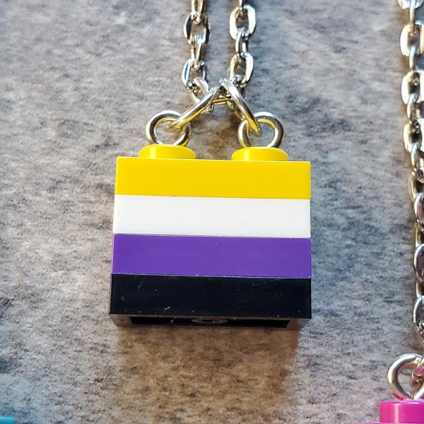 LEGO Pride Flag Stack Pendants picture