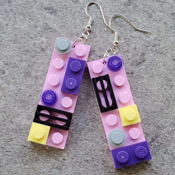 LEGO One-of-a-Kind 2x6 Plate Earrings picture