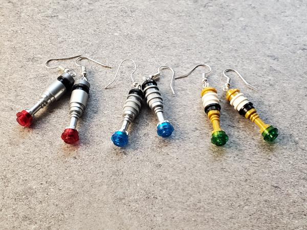 Doctor Who LEGO Earrings picture