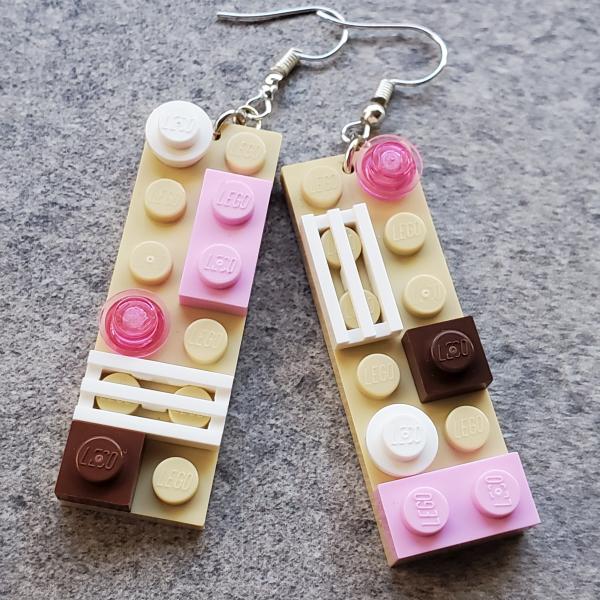 LEGO One-of-a-Kind 2x6 Plate Earrings picture