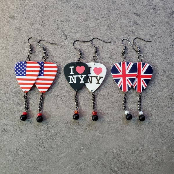 Places Guitar Pick Earrings picture