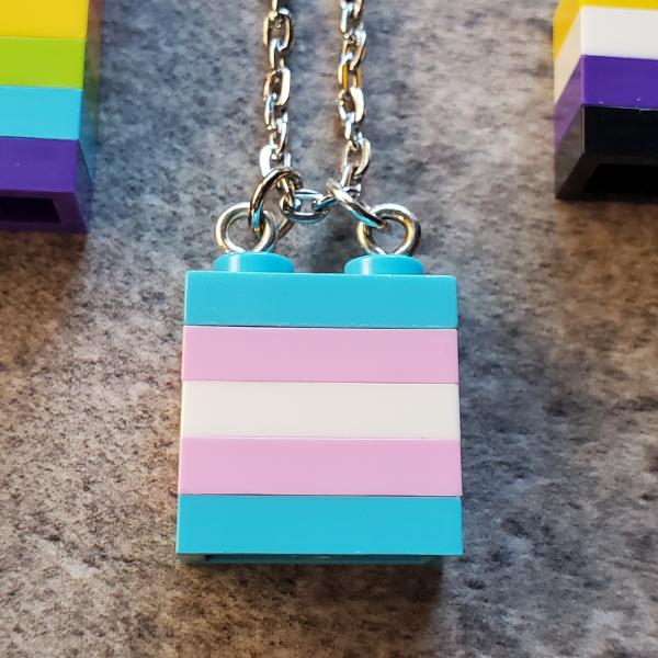 LEGO Pride Flag Stack Pendants picture