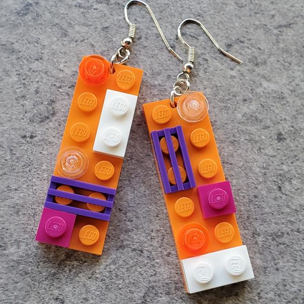 LEGO One-of-a-Kind 2x6 Plate Earrings picture