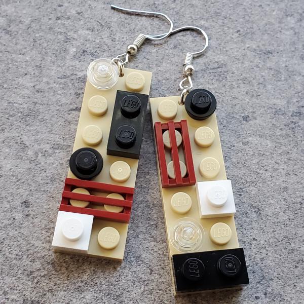 LEGO One-of-a-Kind 2x6 Plate Earrings picture