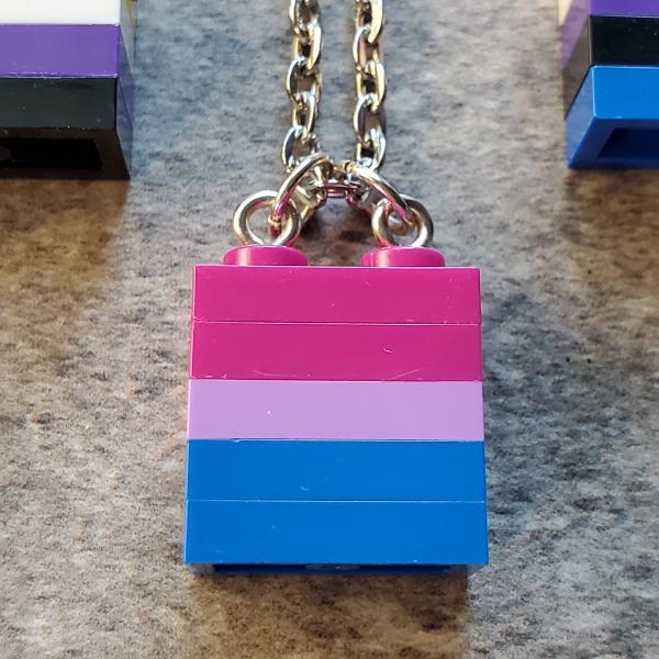 LEGO Pride Flag Stack Pendants picture