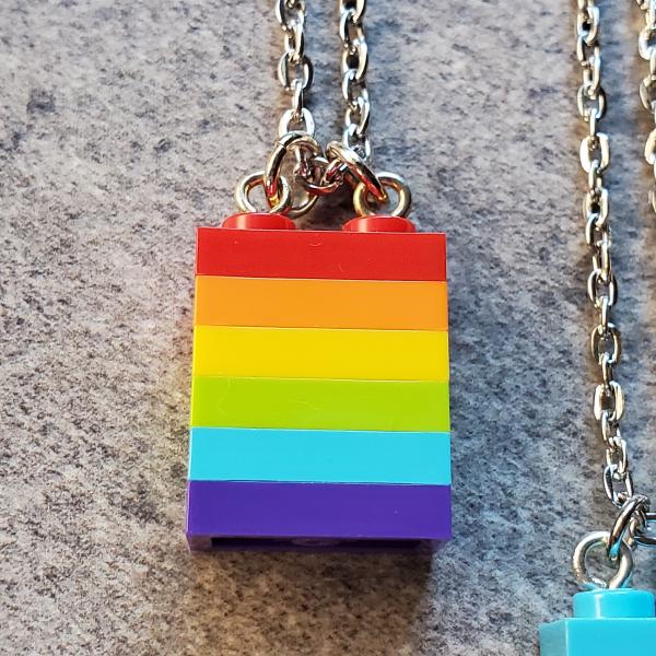 LEGO Pride Flag Stack Pendants picture