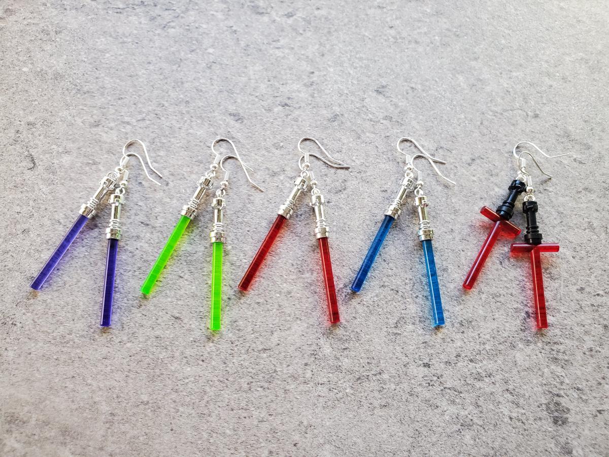 LEGO Lightsaber Earrings picture
