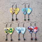 DC Guitar Pick Earrings