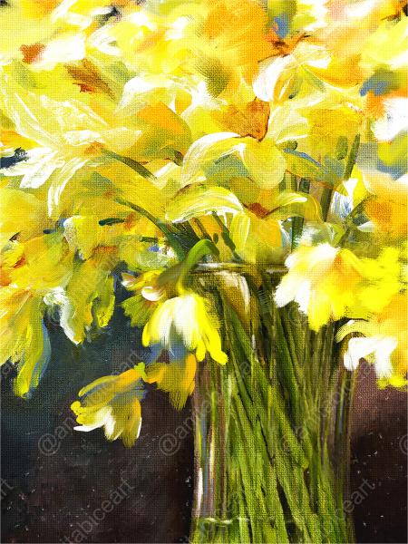 "Daffodils - Signs of Spring_Vertical"