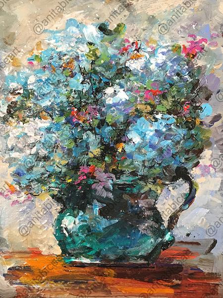 "Hydrangea Teal" picture