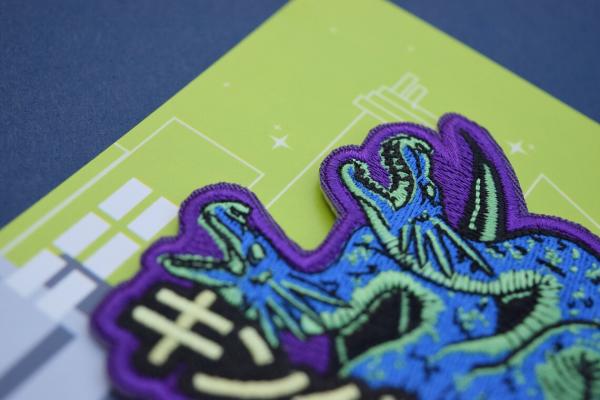 King Ghidorah Kaiju Iron On Patch picture