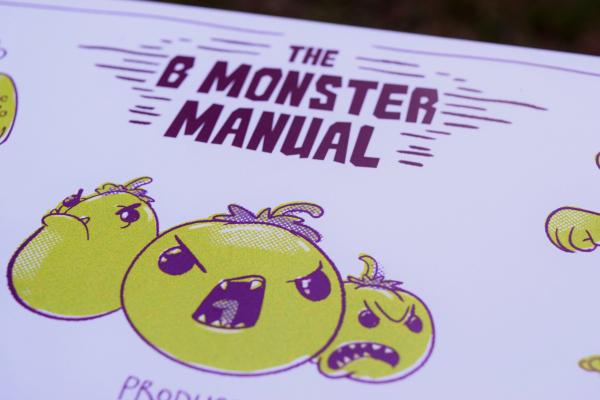 B Movie Monster - Digital Art Print