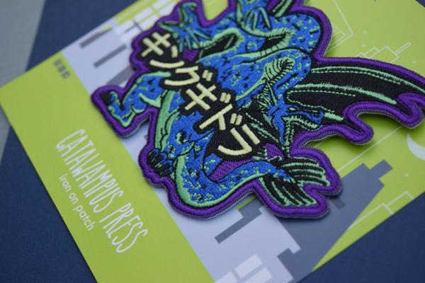 King Ghidorah Kaiju Iron On Patch picture