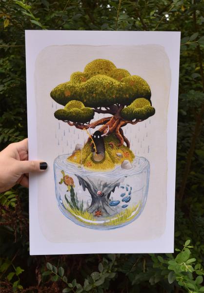 Raintree - Digital Art Print
