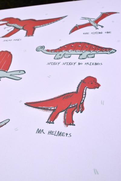 Know Your Dinosaur - Digital Art Print