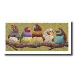 ART PRINT-"Finch Frenzy"