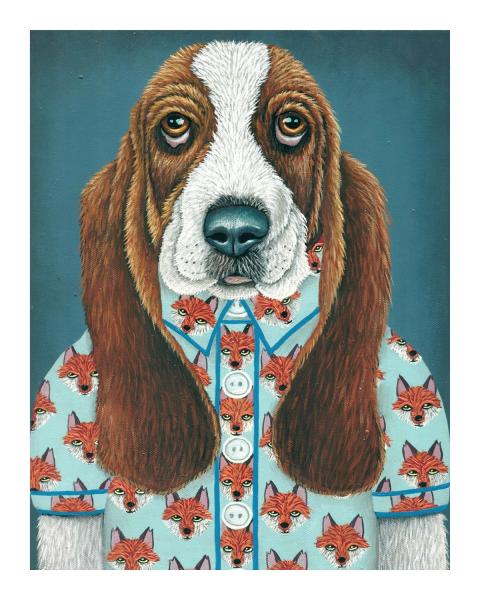 ART PRINT-"Barney's Fox Shirt" picture