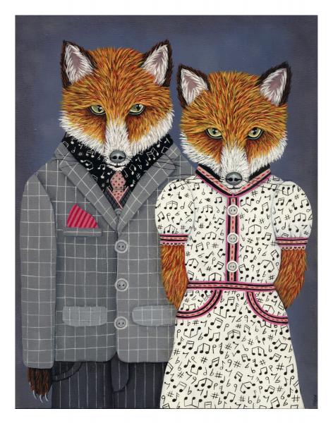 ART PRINT-"Mr. and Mrs. Nashville" picture