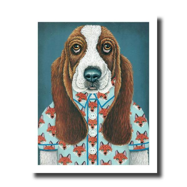 ART PRINT-"Barney's Fox Shirt"