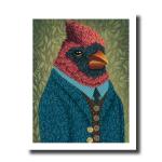 ART PRINT-"Garden Portraits-Cardinal 3"