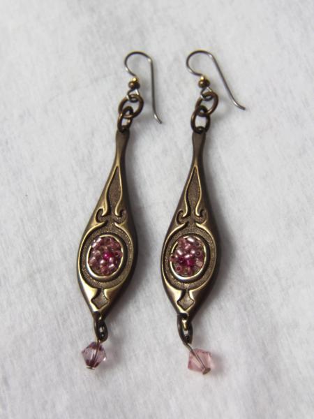 Pink Chandelier earrings picture