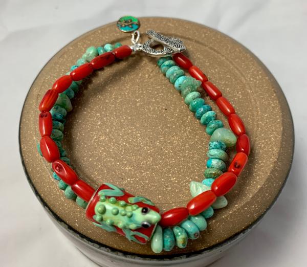 "Leaping Lizards" bracelet