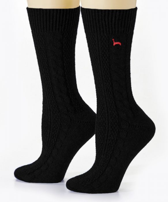 Cabled Dress Socks picture