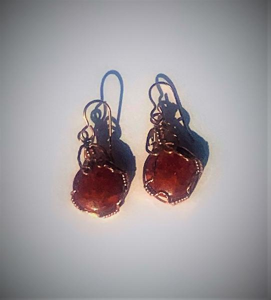 Red Jasper Earrings #647 picture