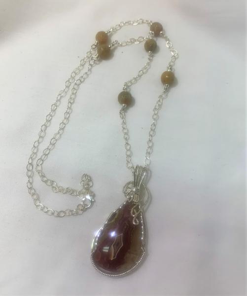 Dryhead Agate Necklace #427 picture
