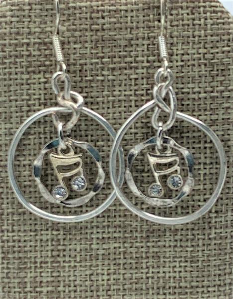 Musical Note Earrings #1214 picture