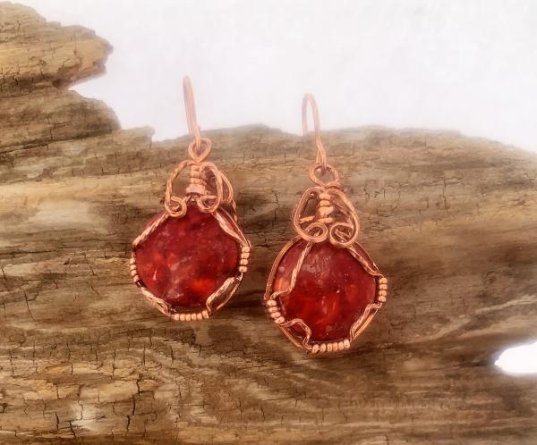 Red Jasper Earrings #647 picture