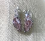 Lace Agate Earrings #110