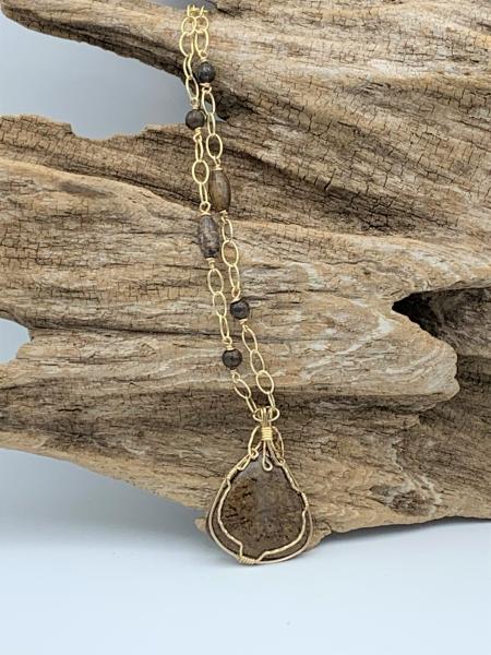 Bronzite Pendant Necklace #122 picture