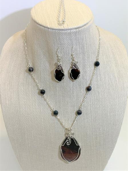 Bloodstone Pendant Necklace #441 picture