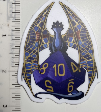 D10 Dragon (DragonCon Edition) sticker picture