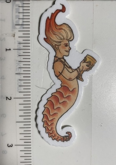 Seahorse Merboy sticker picture