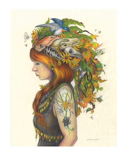 "Autumn" (Fall Queen) Print, 11 x 14 picture