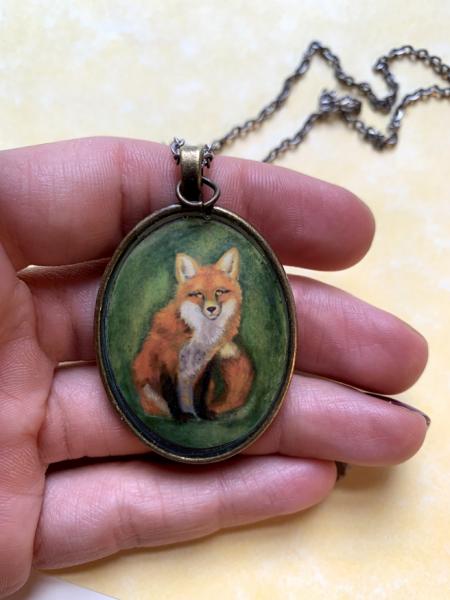 Pendant, Fox on Green picture