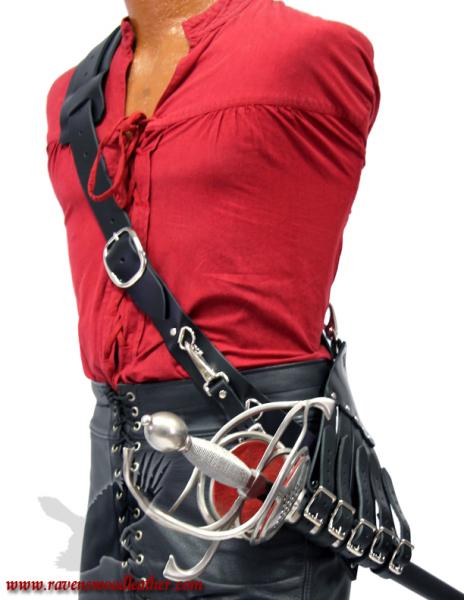 Rapier Baldric With Frog