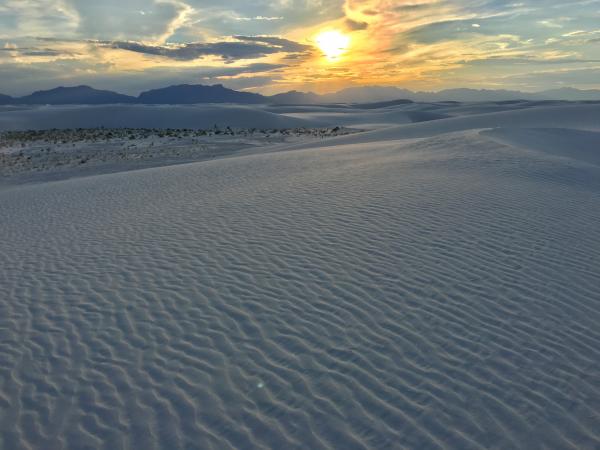Sunset, White Sands NM, NM