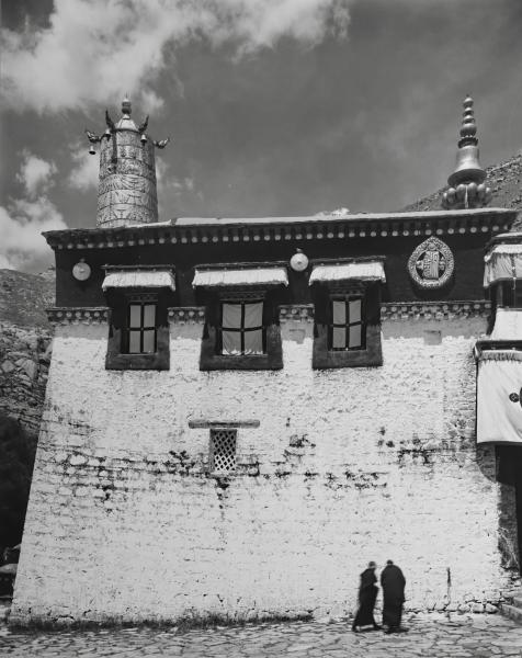 Corner of Coqen Hall, Sera Monastery, Lhasa, Tibet picture