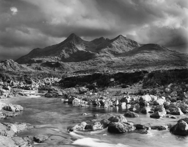 Sligachan River and Black Cuillin, Isle of Skye