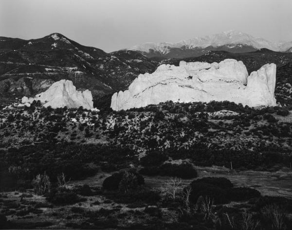 Dawn, Garden of the Gods and Pikes Peak, CO picture