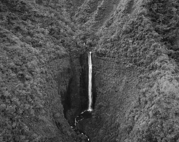 Waterfall near Mt. Wai´ale´ale, Kaua´i, HI picture