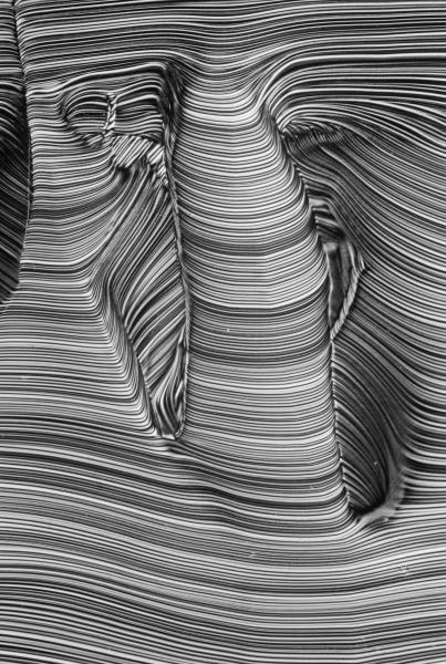 Abstract, Ridges #11 (microscope photo) picture