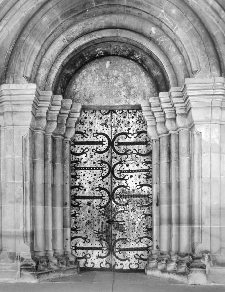 Door, "Paradise", Maulbronn Monastery, Germany picture