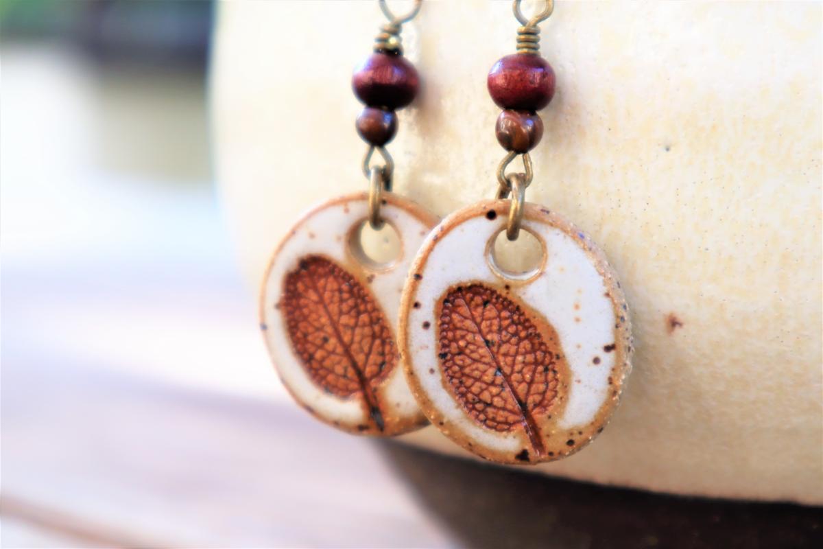 Sage Leaf earringsã€€#1 picture